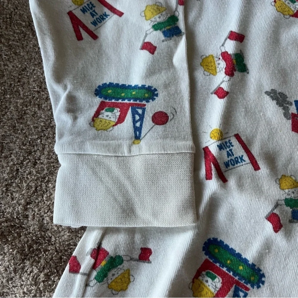 Osh Kosh B'gosh Vintage Kid's 4 Mice at Work Long Sleeve Shirt